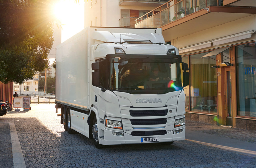 Scania presentó su gama de camiones eléctricos