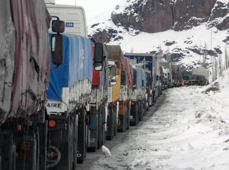 2000 Camiones varados en Mendoza